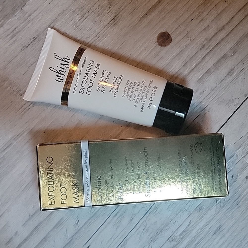 Whish exfoliating foot mask